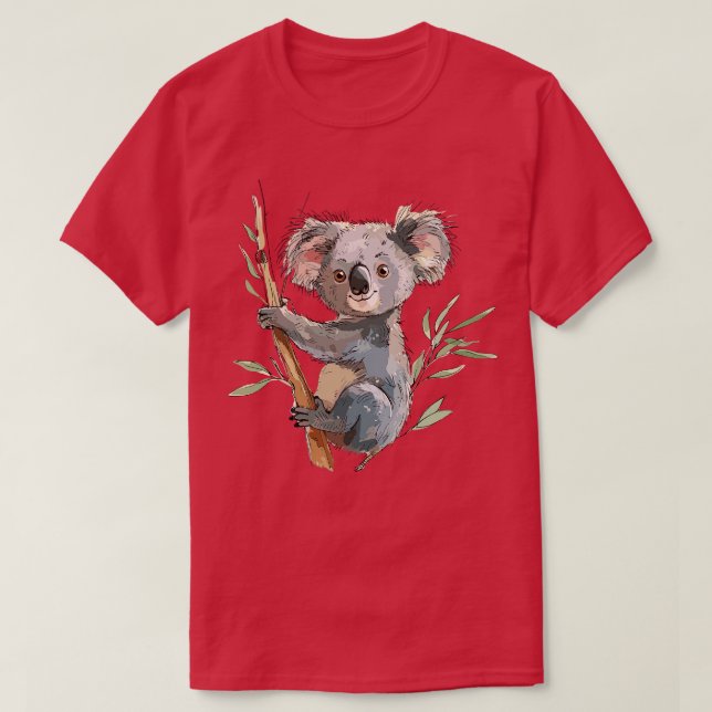 Adorable Koala T-Shirt (Design Front)