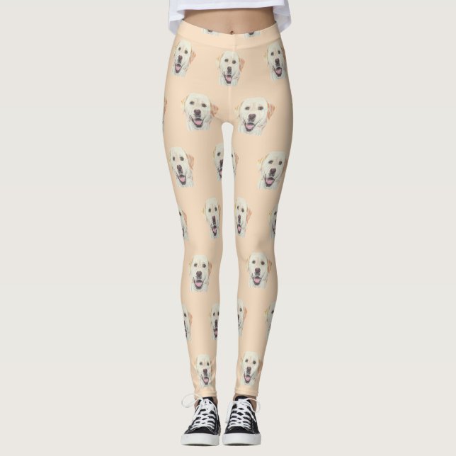 Adorable Labrador Retriever Leggings (Front)