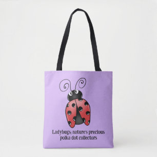 Adorable Ladybug Love Tote Bag - Spread Love