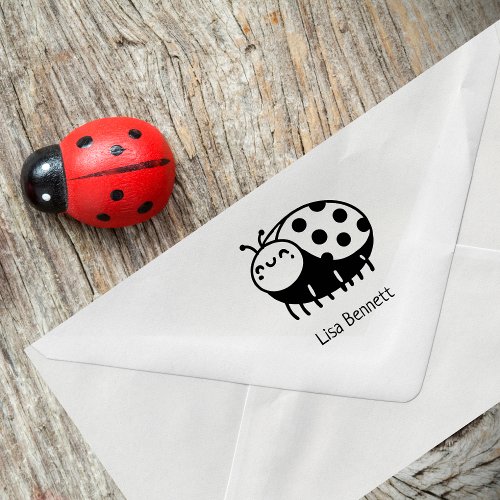 Adorable Ladybug Stamp