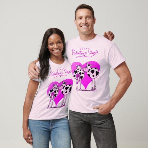 Adorable Laughter Valentines Bull Humor Tee T_Shirt