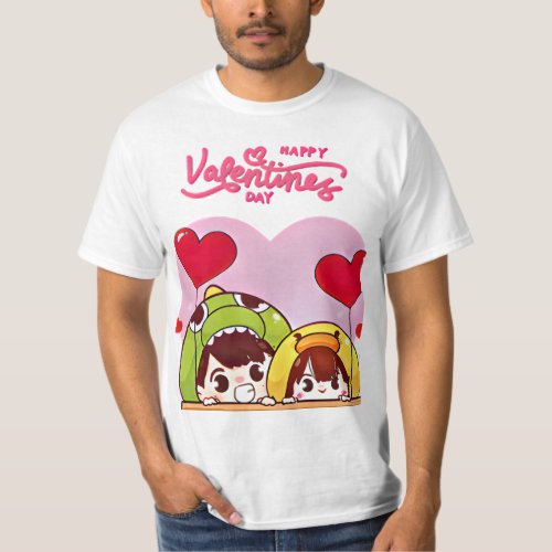 Adorable Laughter Valentines Bull Humor Tee T_Shirt