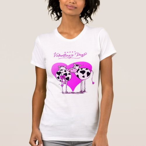 Adorable Laughter Valentines Bull Humor Tee T_Shirt
