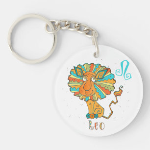 Adorable Leo Lion Keychain