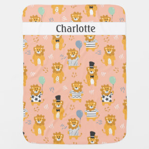 Adorable Lions Baby Blanket