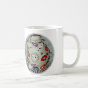 Adorable Lipstick Pig Coffee Mug