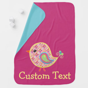 Adorable Little Birdie Cute Easter Chick Swaddle Blanket