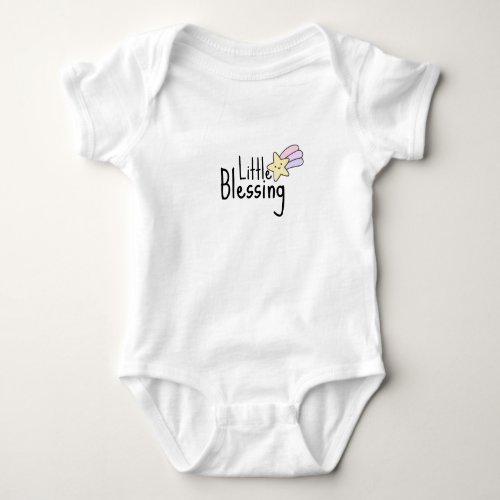 Adorable Little Blessing Custom Cute Baby Baby Bodysuit