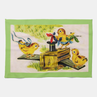 adorable little chick magician towel
