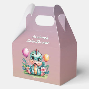 Adorable Little Dinosaur Baby Shower Favor Boxes