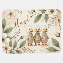 Adorable Little Duck Baby Blanket