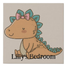 Adorable Little Girl Dinosaur - Cute Dino Design