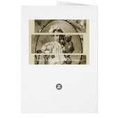 ADORABLE LITTLE GIRL WITH TEDDY BEAR DOLL 1900'S (Back)