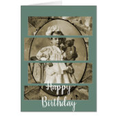 ADORABLE LITTLE GIRL WITH TEDDY BEAR DOLL 1900'S (Front)