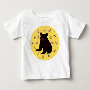 Adorable Little Honey Bee Bear Baby T-Shirt