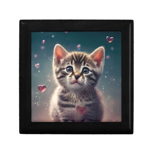Adorable Little Kitten Love Gift Box