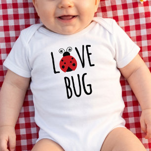 Adorable Little Love Bug - Sweet Ladybug Baby Bodysuit