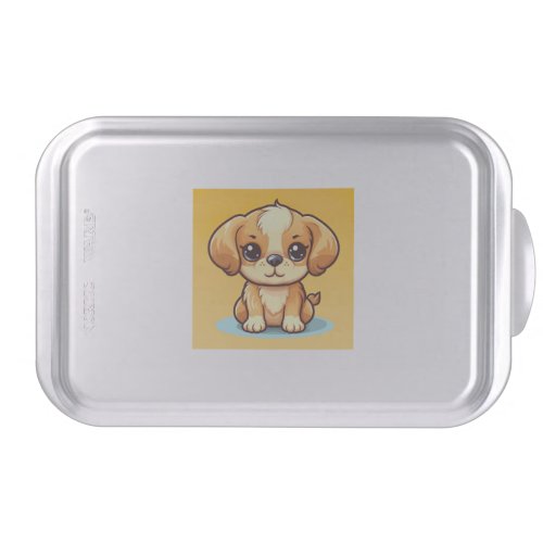 Adorable Little Orange Puppy _ Sweetness and Joy  Cake Pan