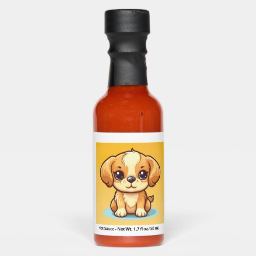 Adorable Little Orange Puppy _ Sweetness and Joy Hot Sauces