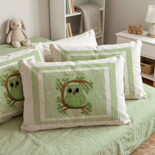 Adorable Little Owl Standard Pillow Case Set