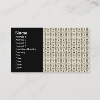 Adorable Little Owls Pattern on Light Yellow Business Card