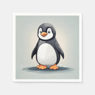 Adorable little penguin napkins