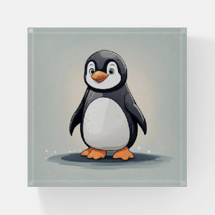 Adorable little penguin paperweight