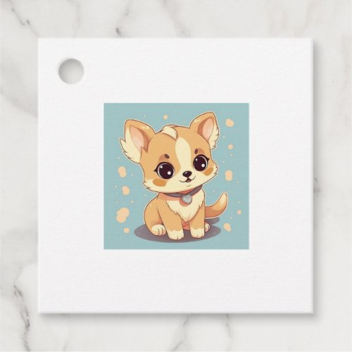 Adorable Little Puppy _ Sweetness in Design Favor Tags