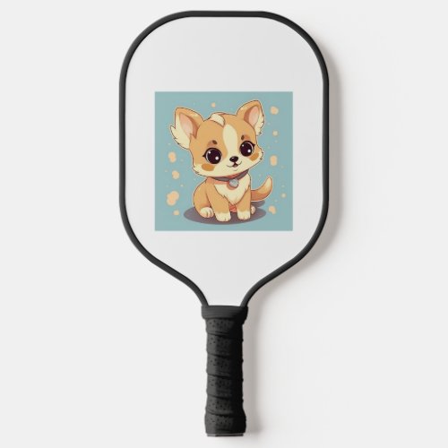 Adorable Little Puppy _ Sweetness in Design Pickleball Paddle