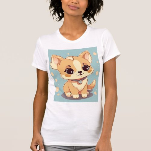 Adorable Little Puppy _ Sweetness in Design T_Shirt