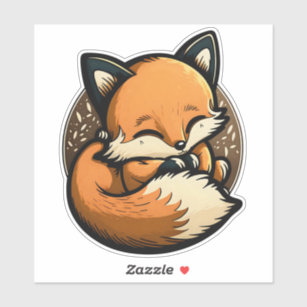 The Cutest Foxy  Clear Stickers – LunaVerde Design