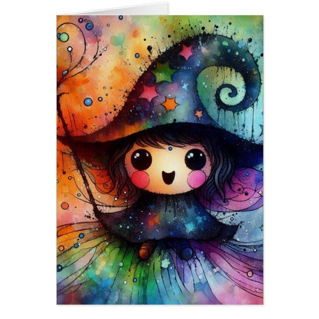 Adorable Little Witch Cards (Front)