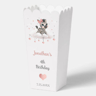 Adorable little zebra  favor boxes