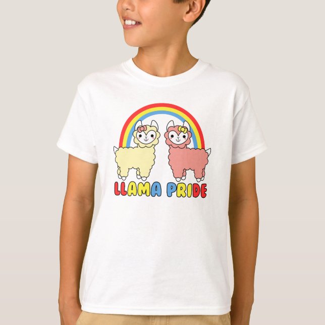 Adorable Llama Pride T-Shirt (Front)
