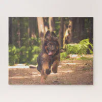 German Shepherd In Snow Jigsaw Puzzle, Zazzle