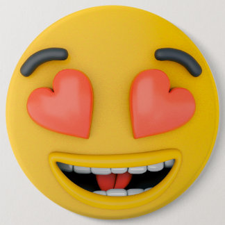 Adorable Love Emoji Button - Spread the Love!
