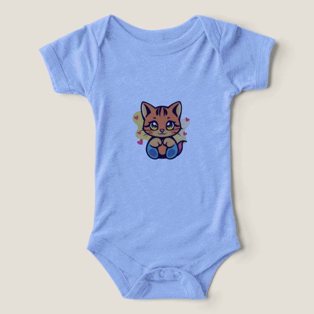 Adorable Love Kitten Infant T-shirt (Design Front)