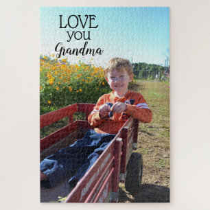 Adorable Love You Grandma Jigsaw Puzzle