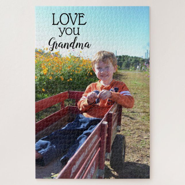 Adorable Love You Grandma  Jigsaw Puzzle (Vertical)