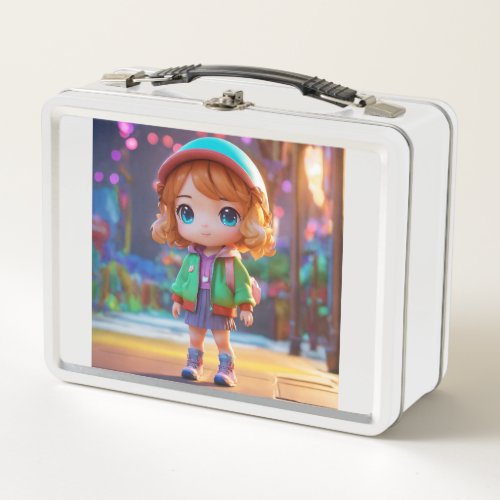  Adorable Lunchtime Joy Little Ones Delightful  Metal Lunch Box