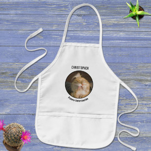 Adorable Maine Coon Cat Custom Photo Template Kids' Apron