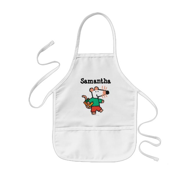 Adorable Maisy Loves to Read Kids' Apron (Front)