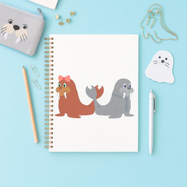 Adorable Male and Female Walruses Planner (Creator Uploaded)