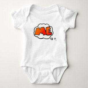 Adorable "ME" Bubble Letter Baby Bodysuit - Vibran