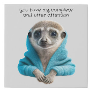 Adorable Meerkat Canvas Wall Art