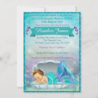 Adorable Mermaid Baby Shower Invitations #130