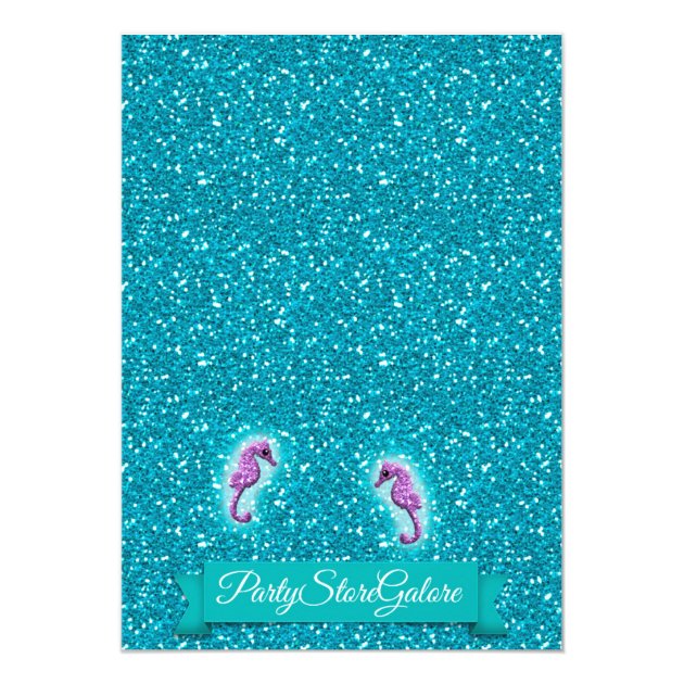 Adorable Mermaid Baby Shower Invitations #135 DARK