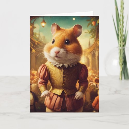 Adorable Midsummer Hamster Actor Card