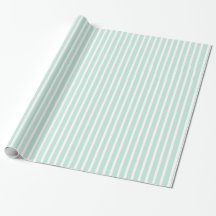 Adorable Mint Green and White Striped