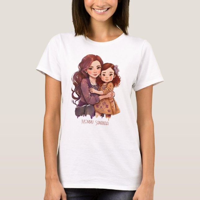 Adorable Mom and Daughter Bond (11) T-Shirt (Front)